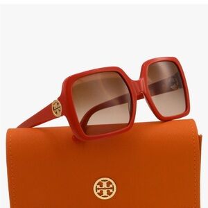 Tory Burch Red Square Sunglasses TY 7058